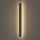 Brilagi - Aplique mural exterior LED LINEAR LED/22W/230V 3000K IP65 100 cm negro