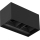 Brilagi - Aplique mural LED para exterior DOUBLE CUBE LED/12W/230V negro IP65