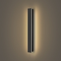 Brilagi - Aplique mural LED para exterior LINEAR LED/12W/230V 3000K IP65 50 cm negro