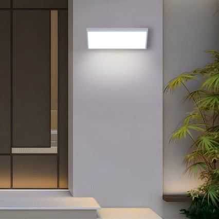 Brilagi - Aplique LED de pared exterior TRIANGLE LED/42W/230V 3000/4000/6500K blanco IP65