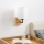Brilagi - Aplique NUBILA WOOD 1xE27/25W/230V roble/blanco