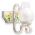 Brilagi - Aplique QUEEN 1xE14/40W/230V haya/color crema