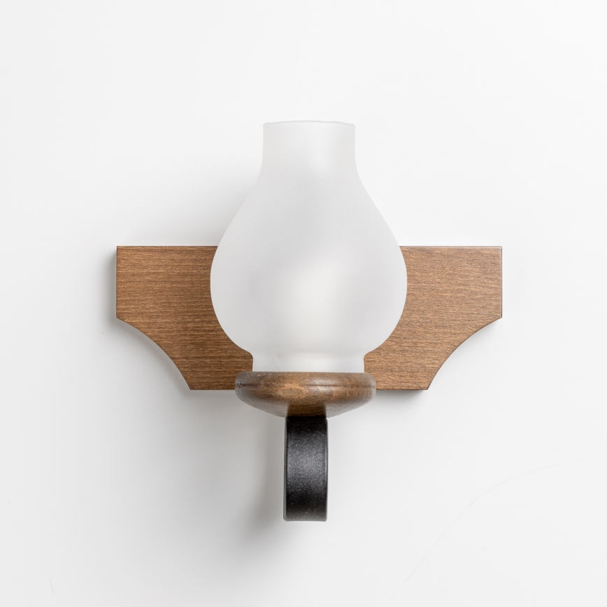 Brilagi - Aplique QUEEN 1xE14/40W/230V haya/nogal