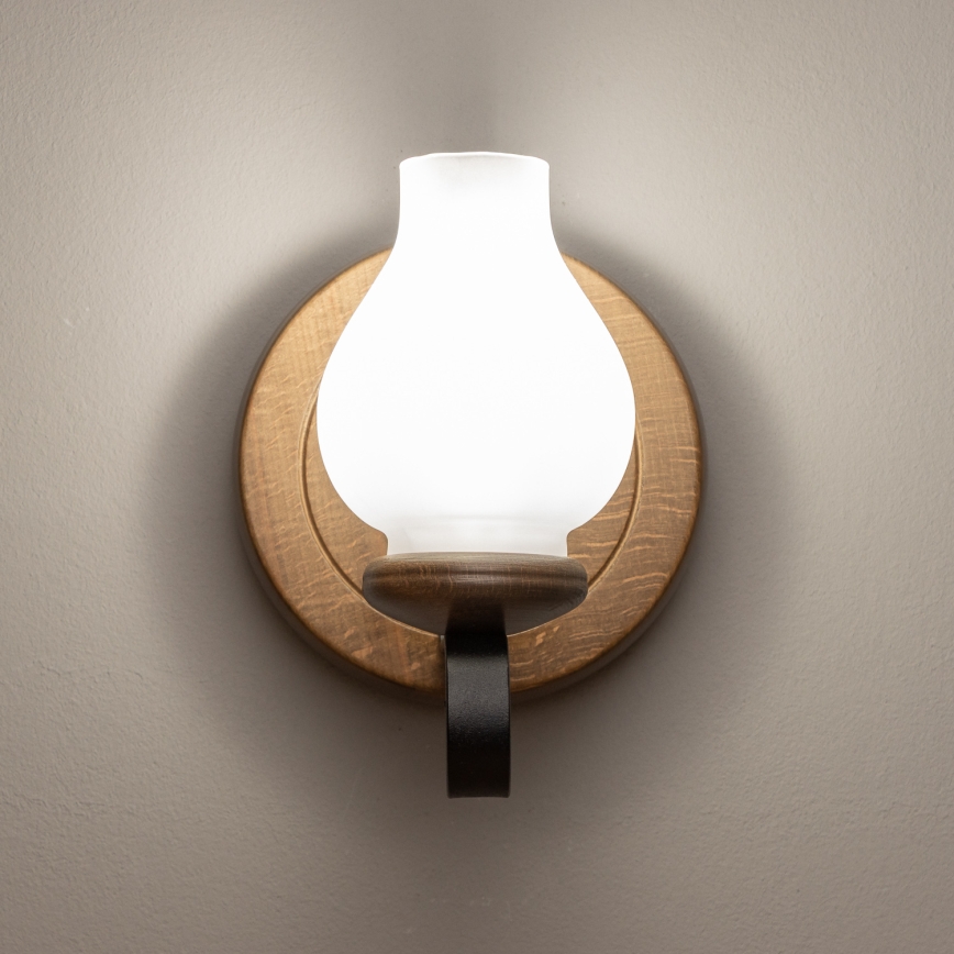 Brilagi - Aplique ROATA APLICA 1xE14/40W/230V haya/nogal