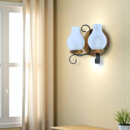 Brilagi - Aplique ROATA APLICA 2xE14/40W/230V haya