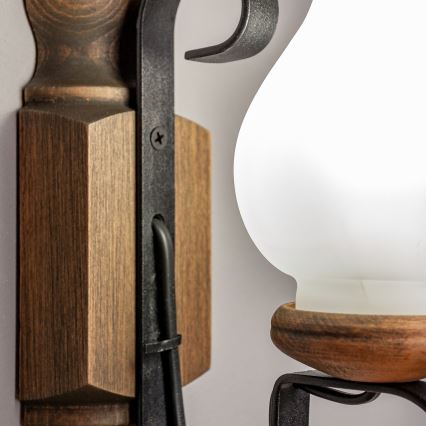 Brilagi - Aplique RUSTIC 1xE14/40W/230V haya