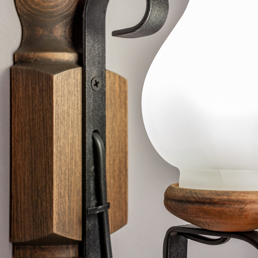 Brilagi - Aplique RUSTIC 1xE14/40W/230V haya