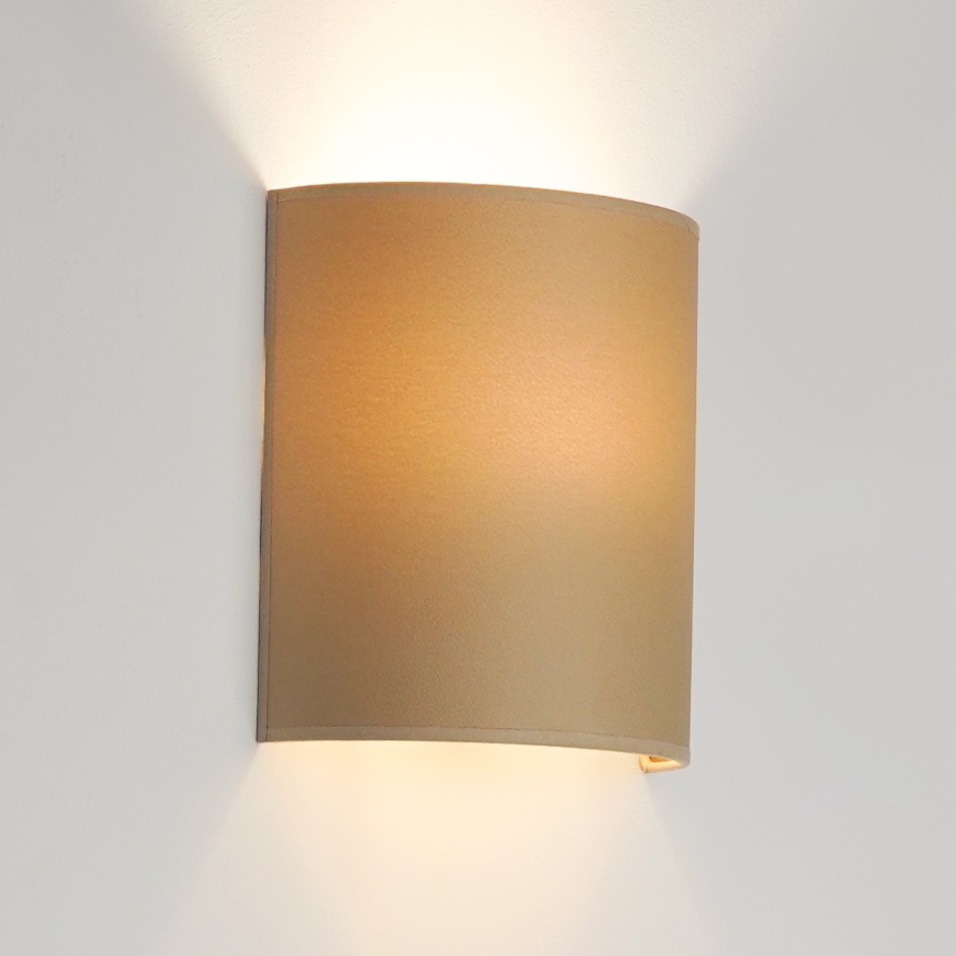 Brilagi - Aplique SEMI 1xE27/15W/230V diá. 20 cm beige