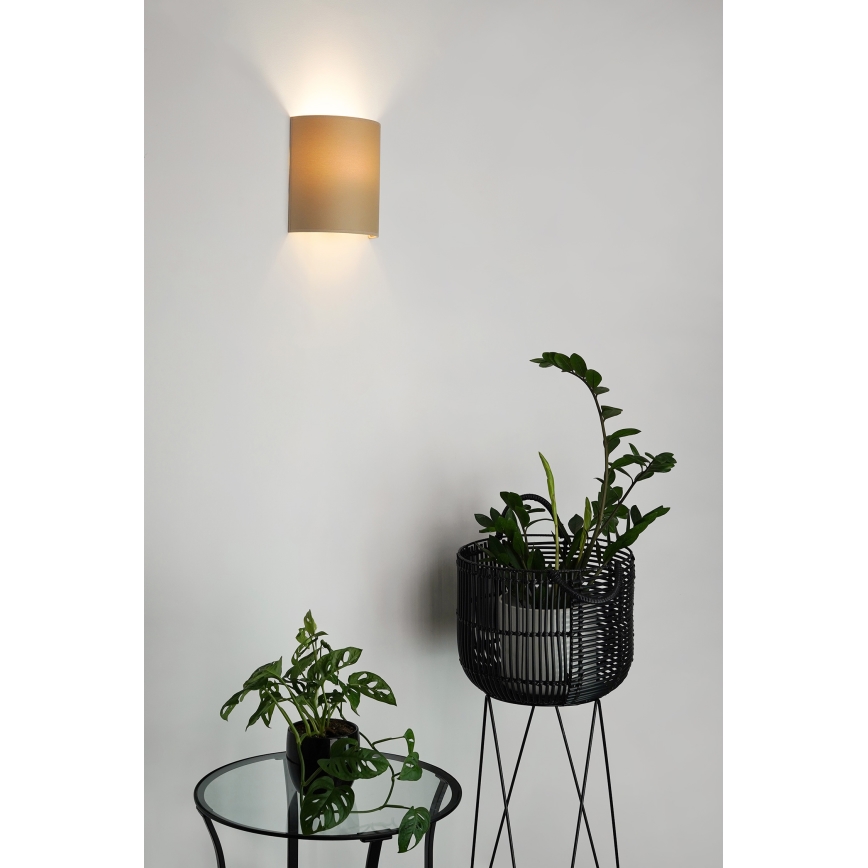 Brilagi - Aplique SEMI 1xE27/15W/230V diá. 20 cm beige