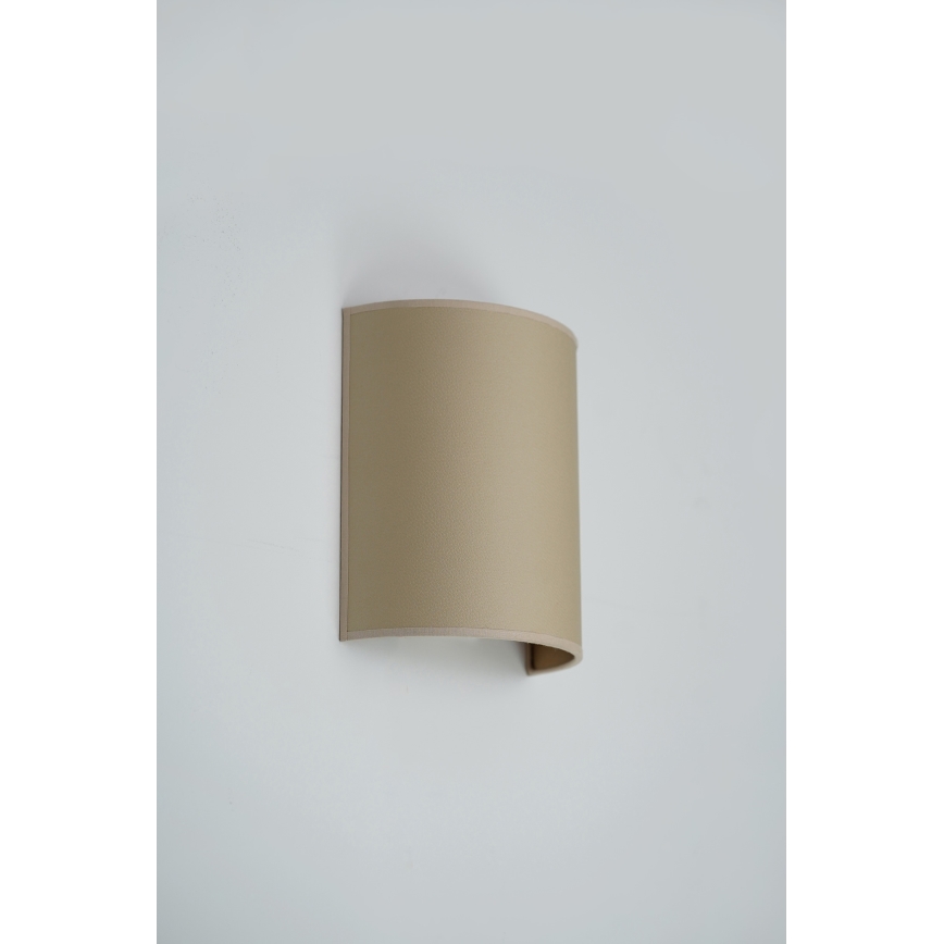 Brilagi - Aplique SEMI 1xE27/15W/230V diá. 20 cm beige