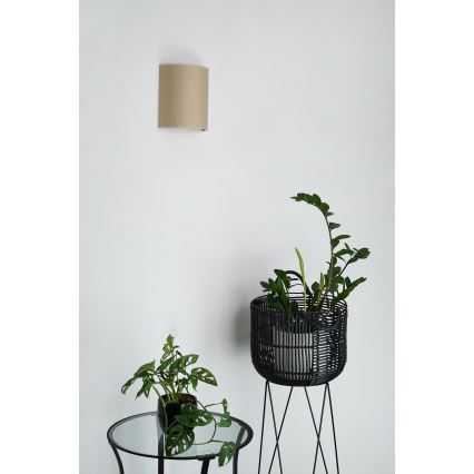 Brilagi - Aplique SEMI 1xE27/15W/230V diá. 20 cm beige