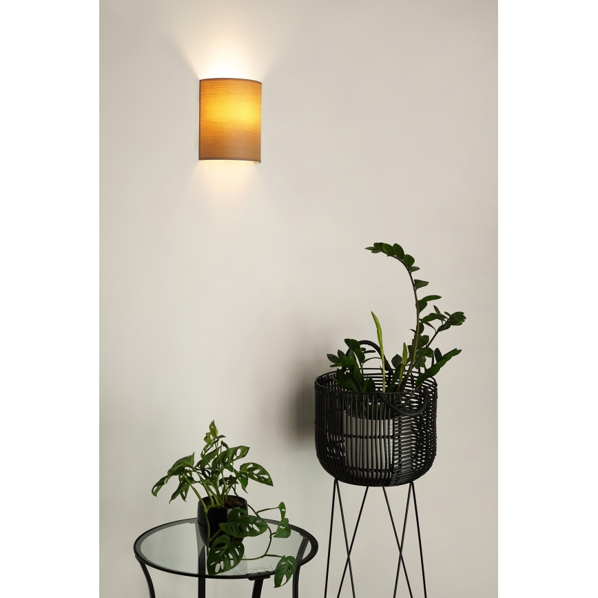 Brilagi - Aplique SEMI 1xE27/15W/230V diá. 20 cm beige