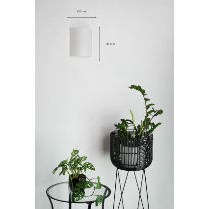 Brilagi - Aplique SEMI 1xE27/15W/230V diá. 20 cm gris claro