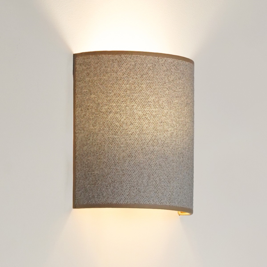 Brilagi - Aplique SEMI 1xE27/15W/230V diá. 20 cm gris claro