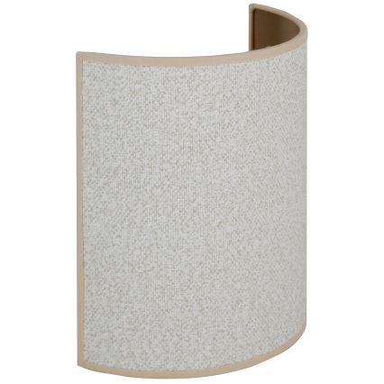 Brilagi - Aplique SEMI 1xE27/15W/230V diá. 20 cm gris claro