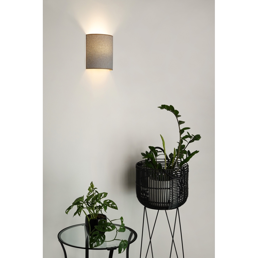 Brilagi - Aplique SEMI 1xE27/15W/230V diá. 20 cm gris claro