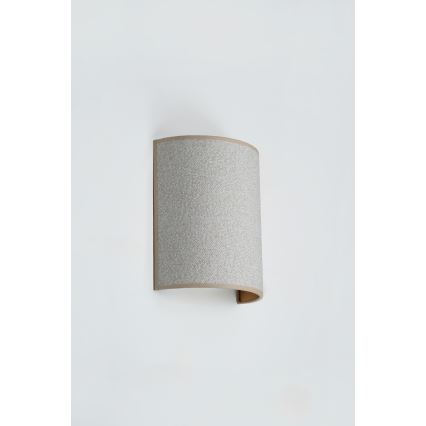 Brilagi - Aplique SEMI 1xE27/15W/230V diá. 20 cm gris claro