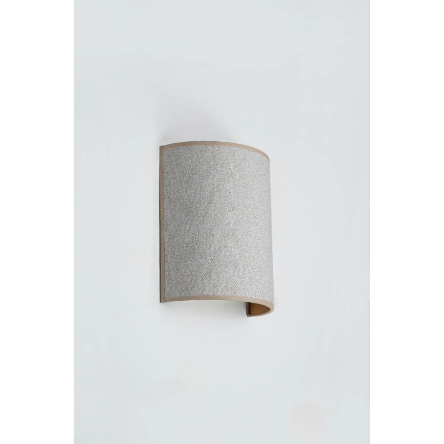 Brilagi - Aplique SEMI 1xE27/15W/230V diá. 20 cm gris claro