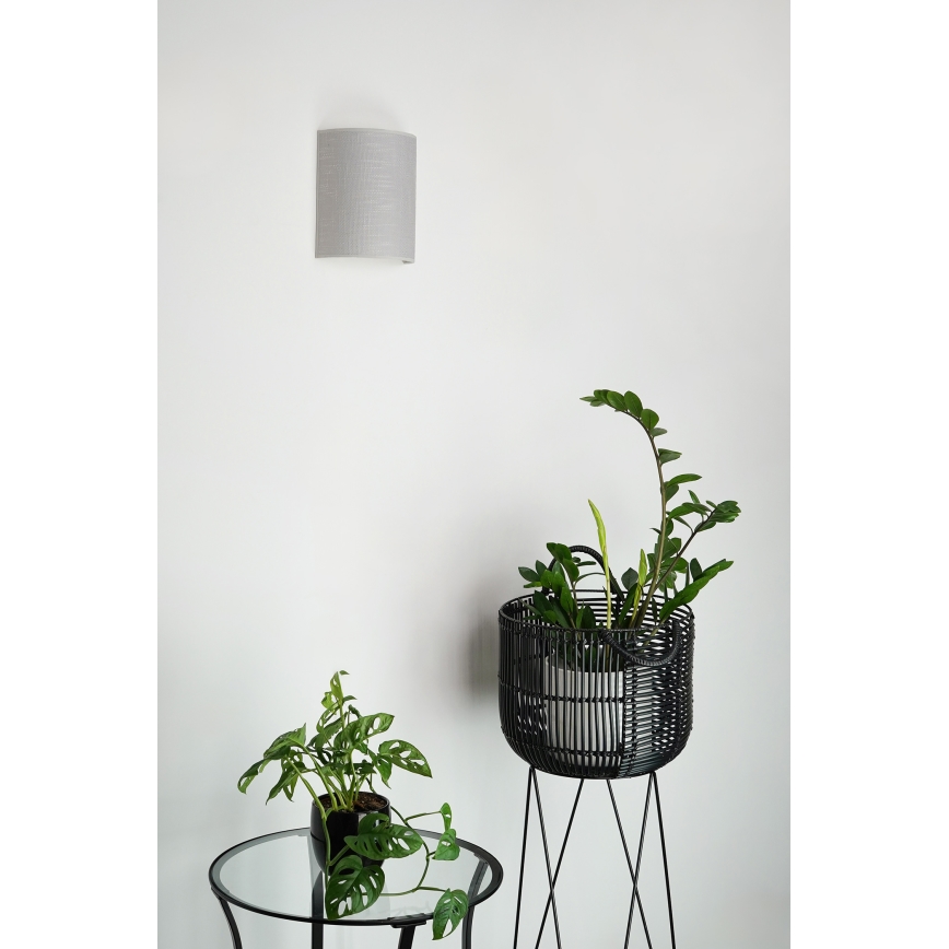 Brilagi - Aplique SEMI 1xE27/15W/230V diá. 20 cm gris
