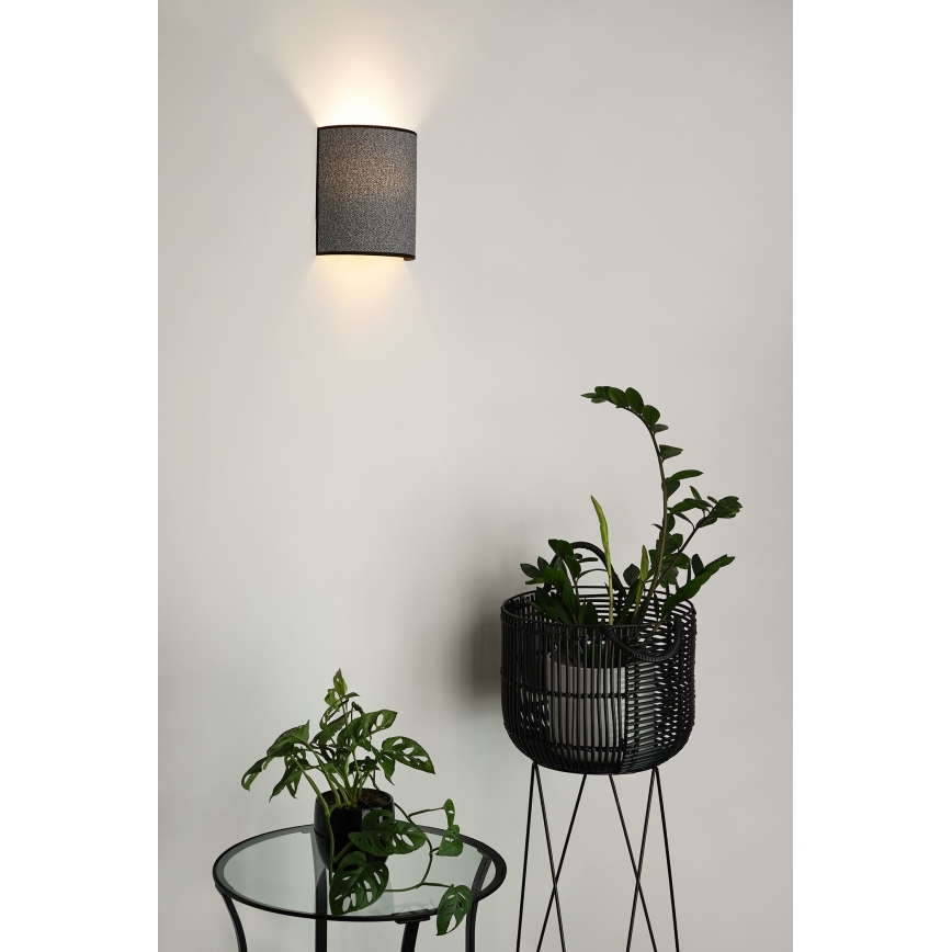 Brilagi - Aplique SEMI 1xE27/15W/230V diá. 20 cm gris