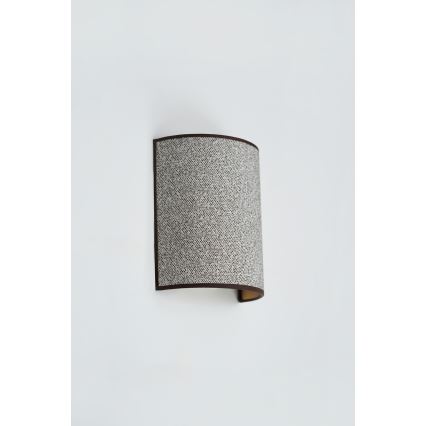 Brilagi - Aplique SEMI 1xE27/15W/230V diá. 20 cm gris
