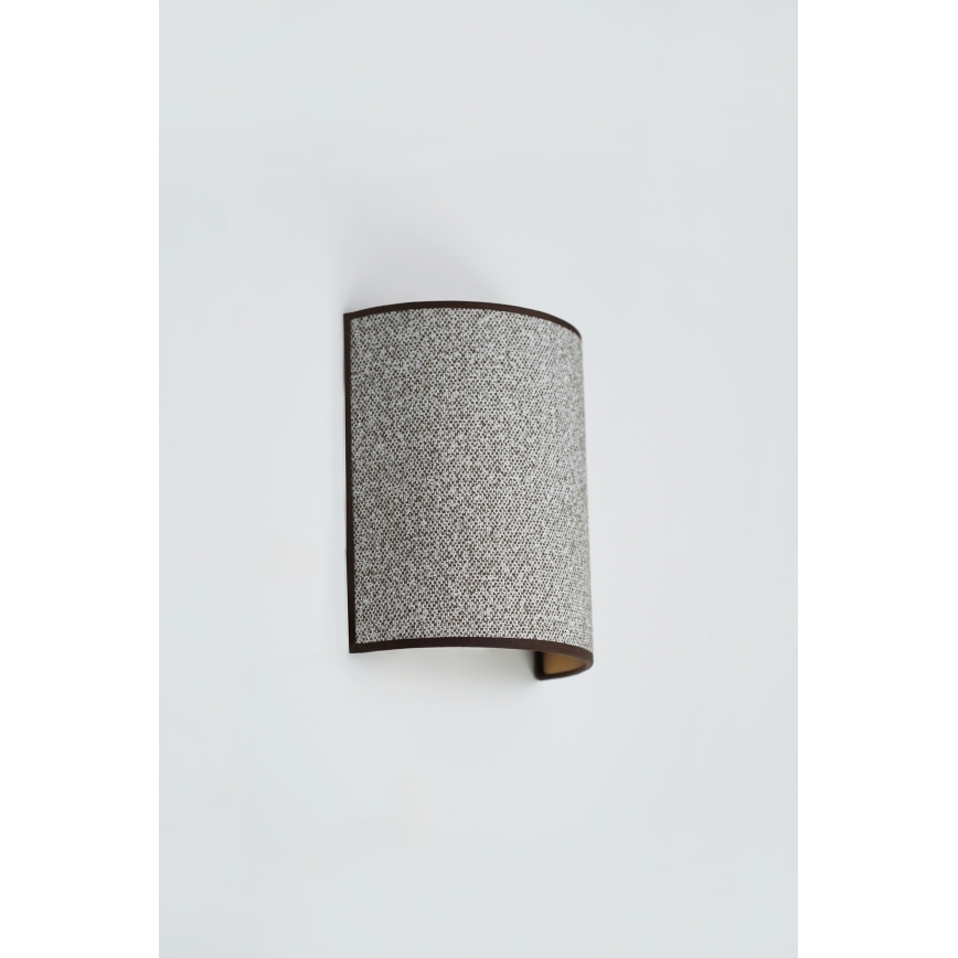 Brilagi - Aplique SEMI 1xE27/15W/230V diá. 20 cm gris