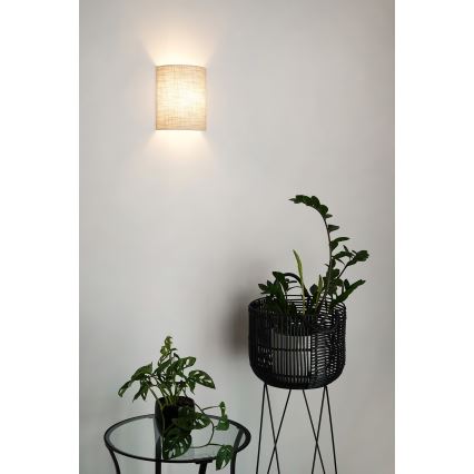 Brilagi - Aplique SEMI 1xE27/15W/230V diá. 20 cm gris oscuro