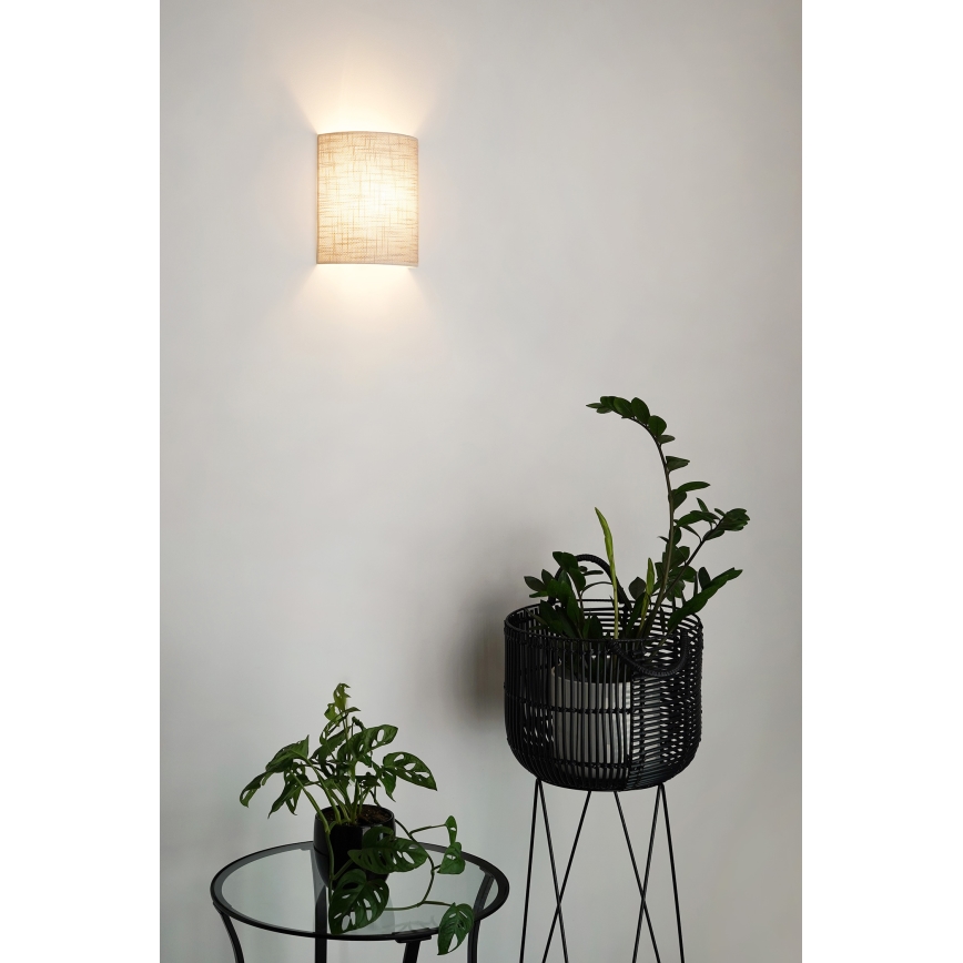 Brilagi - Aplique SEMI 1xE27/15W/230V diá. 20 cm gris oscuro