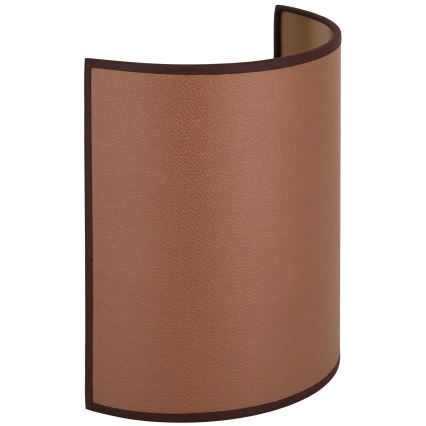 Brilagi - Aplique SEMI 1xE27/15W/230V diá. 20 cm marrón