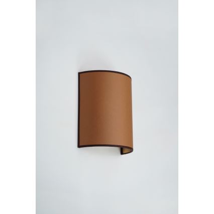 Brilagi - Aplique SEMI 1xE27/15W/230V diá. 20 cm marrón