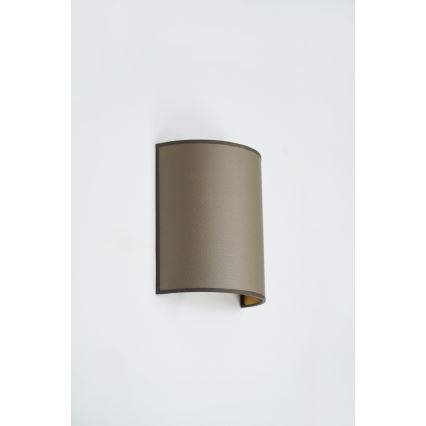 Brilagi - Aplique SEMI 1xE27/15W/230V diá. 20 cm marrón