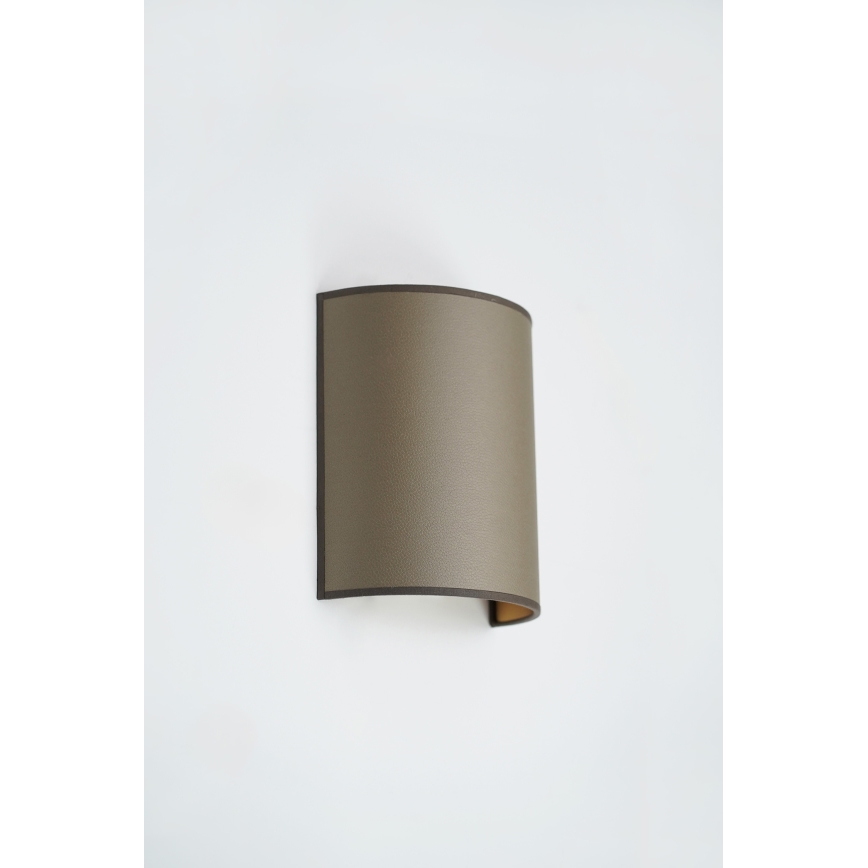 Brilagi - Aplique SEMI 1xE27/15W/230V diá. 20 cm marrón