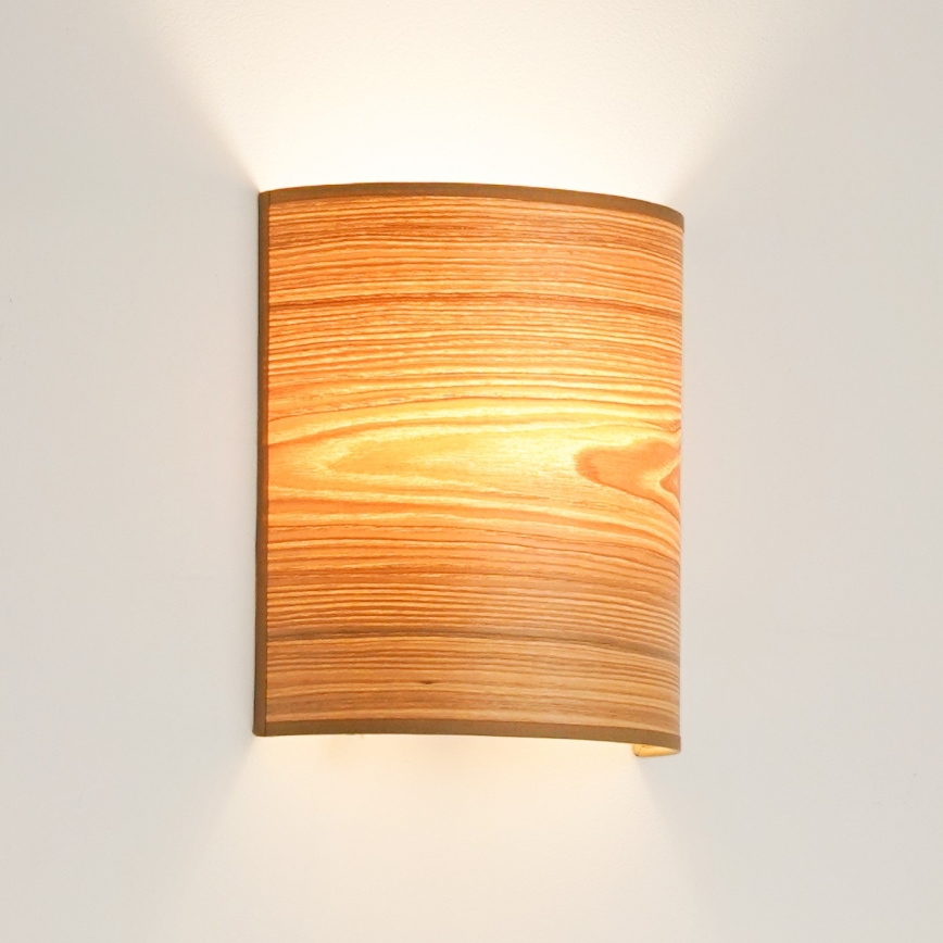 Brilagi - Aplique SEMI 1xE27/15W/230V diá. 20 cm marrón