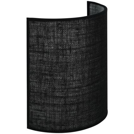 Brilagi - Aplique SEMI 1xE27/15W/230V diá. 20 cm negro