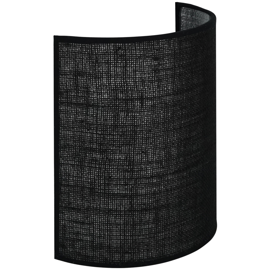 Brilagi - Aplique SEMI 1xE27/15W/230V diá. 20 cm negro