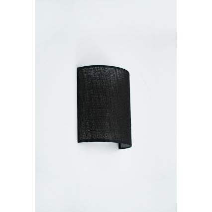 Brilagi - Aplique SEMI 1xE27/15W/230V diá. 20 cm negro