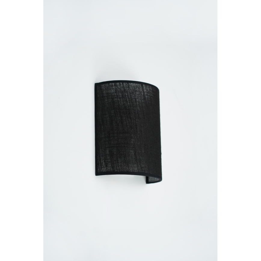 Brilagi - Aplique SEMI 1xE27/15W/230V diá. 20 cm negro