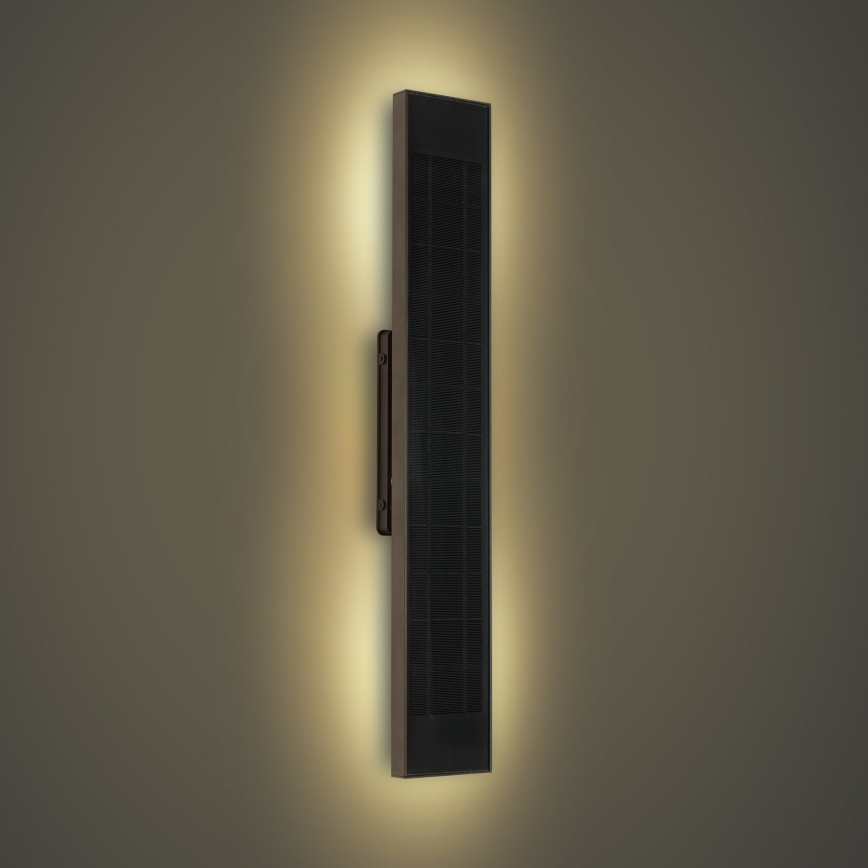 Brilagi - Aplique solar de pared LED regulable SUN LED/4W/230V 60 cm 4000 mAh IP44