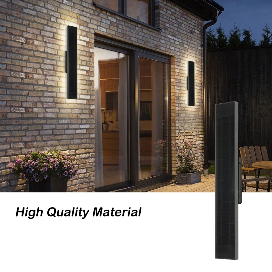 Brilagi - Aplique solar de pared LED regulable SUN LED/4W/230V 60 cm 4000 mAh IP44