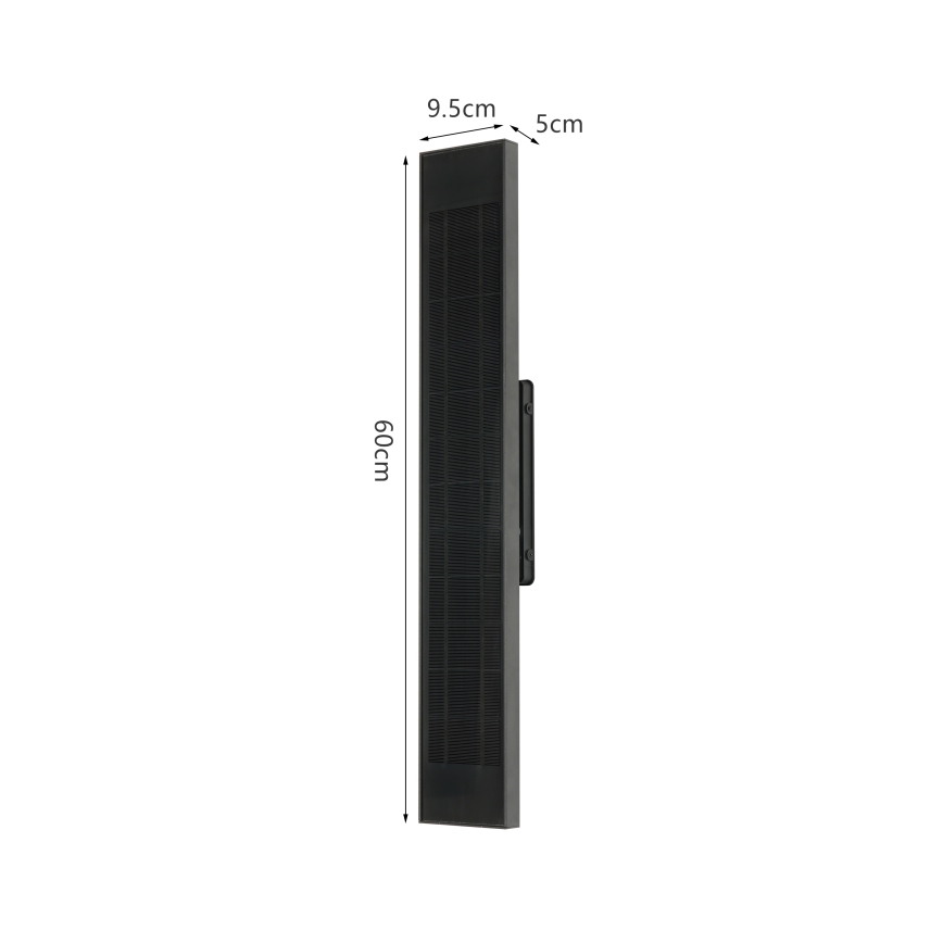 Brilagi - Aplique solar de pared LED regulable SUN LED/4W/230V 60 cm 4000 mAh IP44