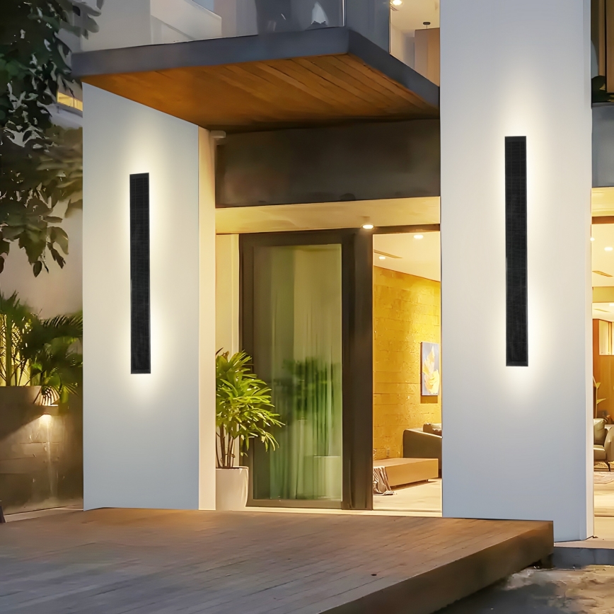 Brilagi - Aplique solar de pared LED regulable SUN LED/5,5W/230V 100 cm 6000 mAh IP44