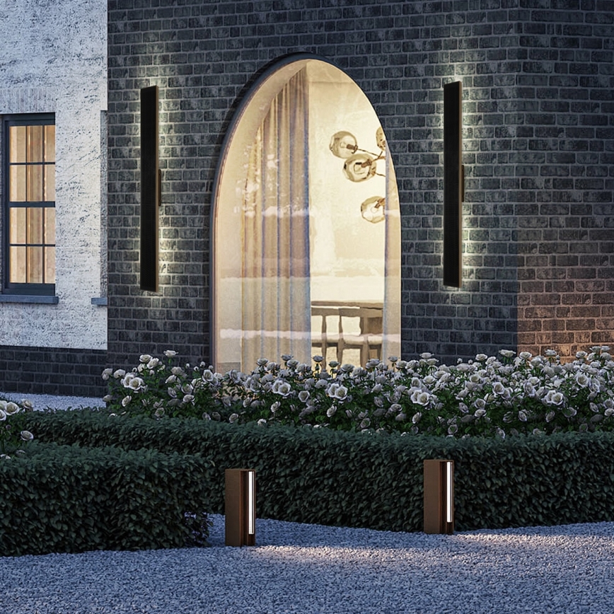 Brilagi - Aplique solar de pared LED regulable SUN LED/5,5W/230V 100 cm 6000 mAh IP44