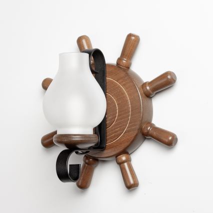 Brilagi - Aplique TIMONA 1xE14/40W/230V haya/nogal