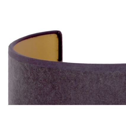 Brilagi - Aplique VELVET 1xE27/40W/230V gris
