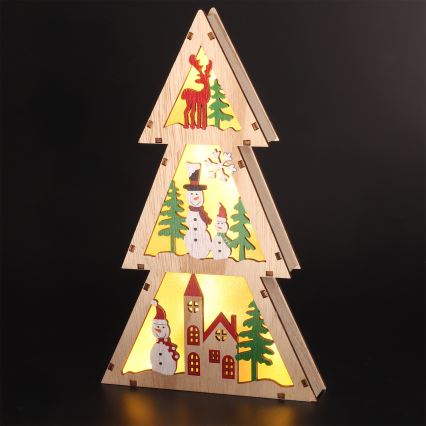 Brilagi - árbol de Navidad LED (2xAA)