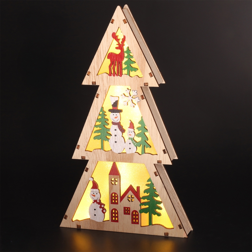 Brilagi - árbol de Navidad LED (2xAA)