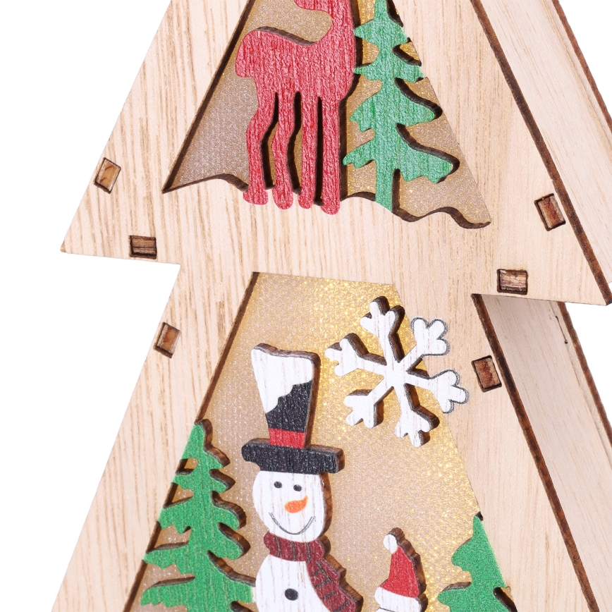 Brilagi - árbol de Navidad LED (2xAA)