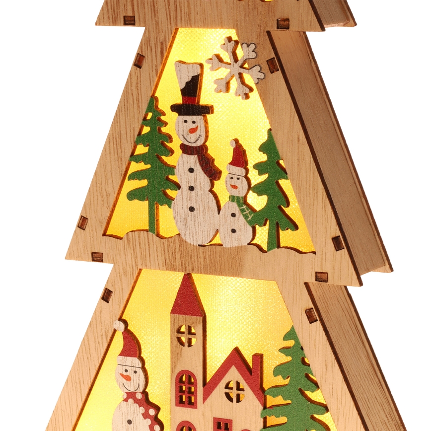 Brilagi - árbol de Navidad LED (2xAA)