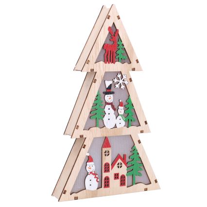 Brilagi - árbol de Navidad LED (2xAA)