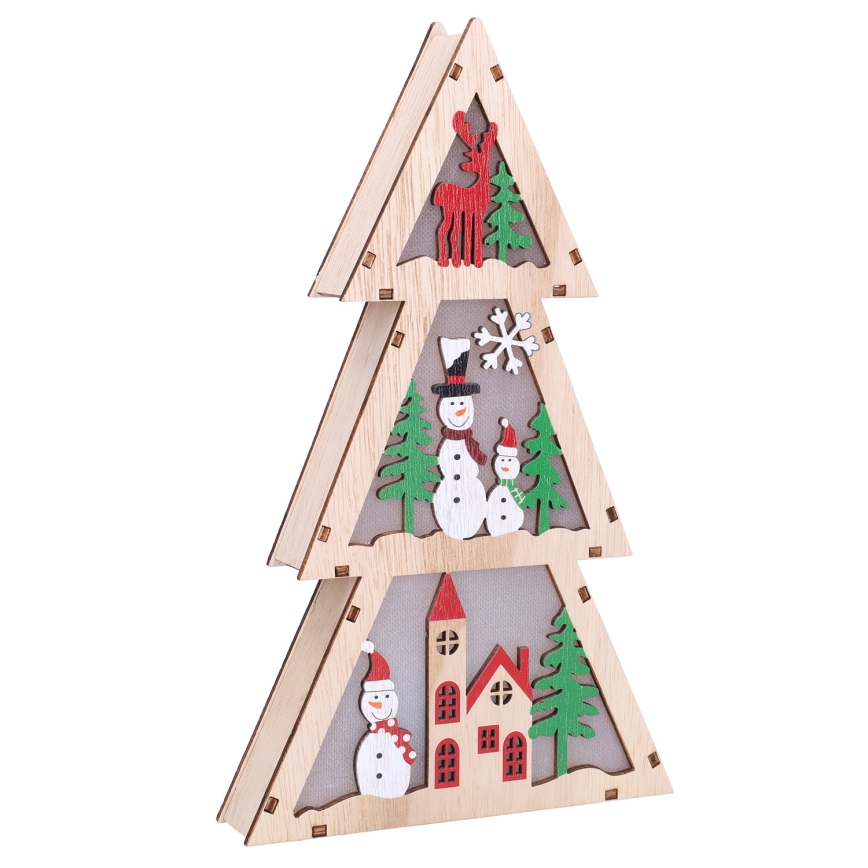Brilagi - árbol de Navidad LED (2xAA)
